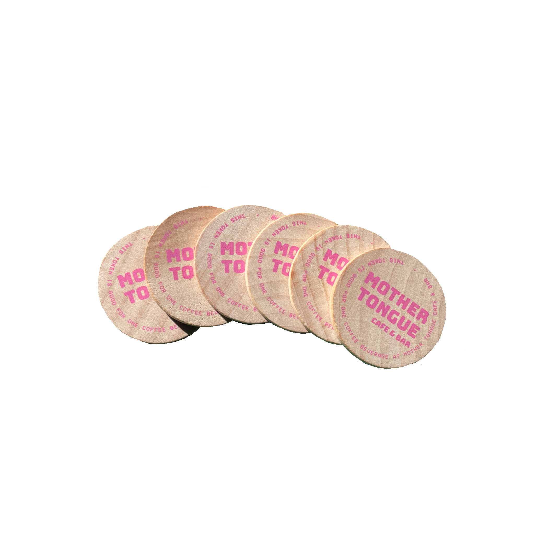 Coffee Tokens Drink Tokens! 6 pack – Mother Tongue Coffee