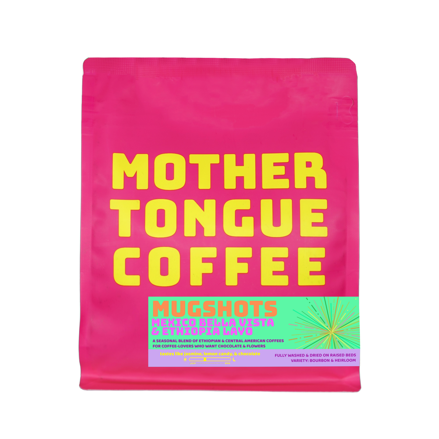 MUGSHOTS - A medium-light blend - Mother Tongue Coffee